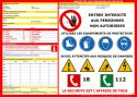 panneaux de sécurité chantiers